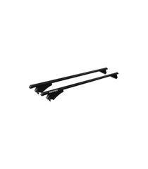 MENABO ΜΠΑΡΕΣ ΟΡΟΦΗΣ ΑΛΟΥΜΙΝΙΟΥ TIGER BLACK 118.5 cm ΣΕ ΜΑΥΡΟ ΧΡΩΜΑ ΓΙΑ Mercedes Benz GLA-Class (X156) 5 doors 2014 ΜΕ FLUSH ή R