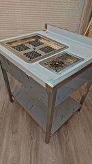 ΛΑΝΤΖΑ  ΜΟΝΗ  800Χ700Χ860  ΜΕ ΓΟΥΡΝΑ 40Χ40 ΚΑΙ RINCER