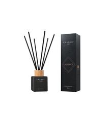 Fresso - Αρωματικό Χώρου με Στικ Cadence 100 ml Premium Home Reed Diffuser με FlowScent, Μαύρο Γυάλινο Μπουκάλι και Μαύρα Στικ α