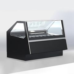 Βιτρίνα Παγωτού  125x126x135cm για 12 Μπασίνες-thumb-1