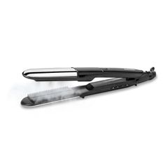 BaByliss Steam Mist Styler Straightening ST496E Πρέσα Μαλλιών με Ατμό και Κεραμικές Πλάκες iron Black Silver 2.5 m