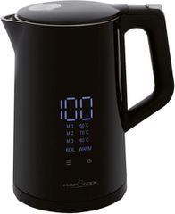Profi Cook Βραστήρας 1.7lt 2200W Μαύρος 501243