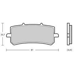 Brembo Gp4 Z04 Sintered Metal Brake Pads - 107A48684