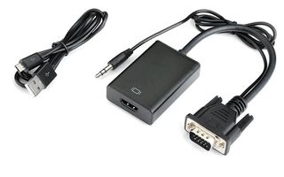 Μετατροπέας VGA to HDMI with Audio 3.5mm (+USB cable)