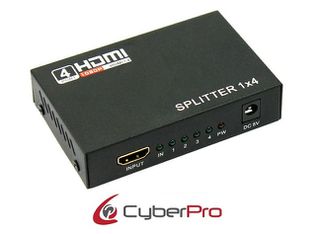 Μετατροπέας HDMI Splitter 1 in - 4 out (power)