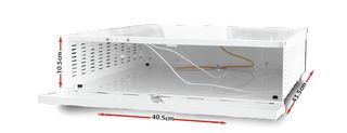 PULSAR DVR AWO447 Koυτί προστασίας DVR οριζόντιας τοποθέτησης (συρτάρι) βαρέως τύπου. Με κλειδαριά. Τamper:1xNC