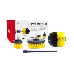 Βούρτσες Καθαρισμού / Drill Brush Set 4 Τεμαχίων DBS-01 (CAR0025478)
