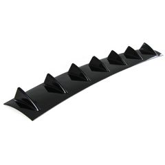 Diffuser Πίσω Προφυλακτήρα Universal Με 7 Πτερύγια Μαύρο Από Abs Πλαστικό 1 Τεμάχιο (CAR0018601)