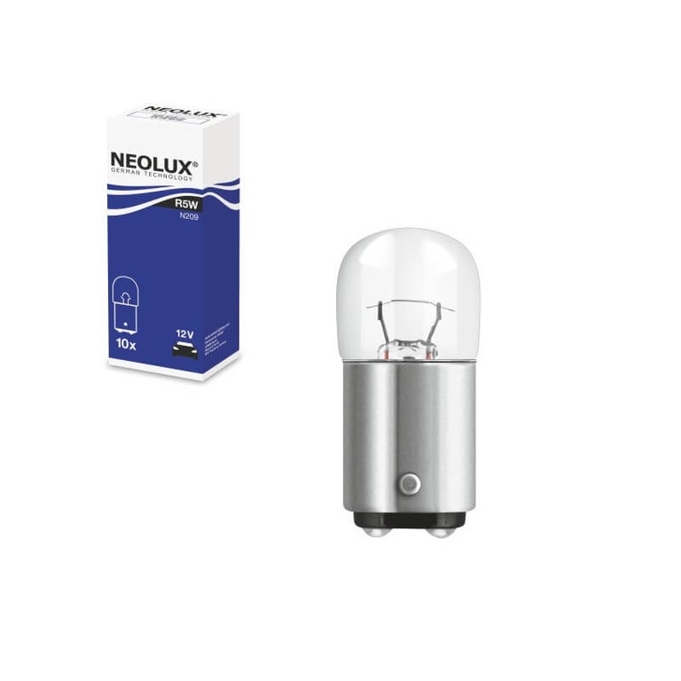 Λάμπα Αλογόνου R5W BA15D 12V 5w Φουντούκι Neolux By Osram N209 1 Τεμάχιο (CAR0022434)