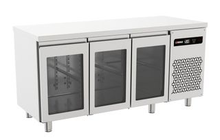 Ψυγείο πάγκος συντήρηση με τζάμια 179x60x87