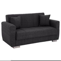 ΚΑΝΑΠΕΣ ΚΡΕΒΑΤΙ POLYA ΔΙΘΕΣΙΟΣ ΓΚΡΙ HM3241.03 153x87x77Υεκ.