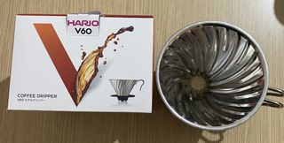 Hario V60 Metal Coffee Dripper N 2