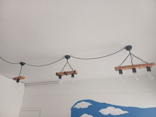 1 σύνθεση με 3 φωτιστικά και αλλο 1