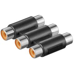 Μούφα 3 x RCA Θηλ. / 3 x RCA Θηλ.-thumb-1