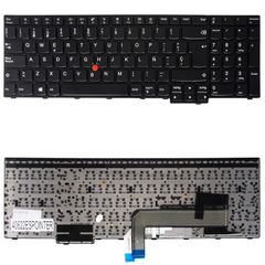 Teclado Español para Portátil - Spanish Laptop Keyboard για Lenovo Thinkpad E570 20H5 20H6 E570c 20H7 E575 20H8 01AX123 01AX163 01AX203 01AX120 01AX160 01AX189 ES Pointer Black ( Κωδ.40622ESPOINTER )