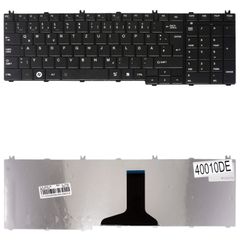 Deutsche Tastatur für Laptop - German Laptop Keyboard για Toshiba Satellite C650 C655 C660 L650 L670 L750 L755 C650D PK130CK1C04 PK130CK2A00 NSK-TN0SV MP-09N13US-698 DE Black ( Κωδ.40010DE )