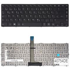 Deutsche Tastatur für Laptop - German Laptop Keyboard για Toshiba Satellite Pro A40-C Tecra A40-C A40-C1430 A40-C-151 G83C000GV5UE G83C000H95US P000677480 TBM15F83USJ3561 DE Black ( Κωδ.40754DE )