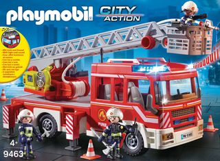 Playmobil City Action 9463 Όχημα Πυροσβεστικής με Σκάλα και Καλάθι Διάσωσης