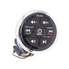 Hasda HASDA H-1003 ΑΔΙΑΒΡΟΧΟ ΣΤΡΟΓΓΥΛΟ ΜΑΥΡΟ BLUETOOTH CONTROLLER - A2DP