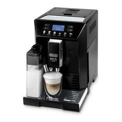 Μηχανή Espresso De’Longhi ECAM46.860.B 1450W Πίεσης 15bar για Cappuccino με Μύλο Άλεσης Μαύρη