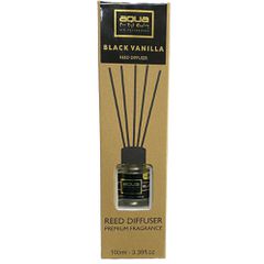 Aqua Aqua - Αρωματικό Χώρου Black Vanilia Home Reed Diffuser με 6 Στικς Aqua 100 ml - 1 τμχ (10-823/AQ)