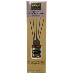 Aqua Aqua - Αρωματικό Χώρου Juicy Bubblegum Home Reed Diffuser με 6 Στικς Aqua 100 ml - 1 τμχ (10-846/AQ)