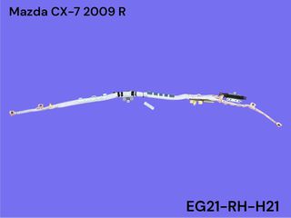 MAZDA CX-7 2006-2014 ΜΕΤΑΧΕΙΡΙΣΜΕΝΑ ΑΝΤΑΛΛΑΚΤΙΚΑ ( αερόσακος κουρτίνα δεξιός συνοδηγού πλευρά με κωδικό EG21-RH-H21 κατάλληλος για πεντάθυρο αυτοκίνητο )