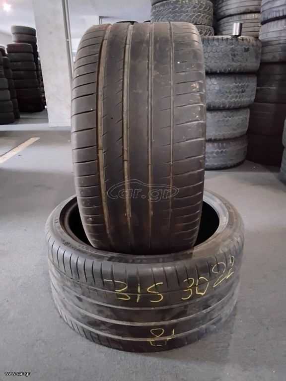 2 μεταχειρισμενα ελαστικα 315/30-22 Michelin Pilot Sport 4 DOT 21'