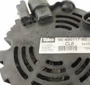 ΔΥΝΑΜΟ 9649611780   VALEO PEUGEOT 307  KFU 1400 16v 1999-2005  01-05   CL8 1.0, 1.1, 1.4, 1.4 16V, 1.6, 1.6 16V  ΒΙΔΑ ΦΥΣΑ ΔΥΝΑΜΟ.   τάση: 14 V. Ρεύμα φόρτισης: 80 A  Raptis Parts