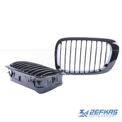 Μάσκες / Καρδιές Εμπρός BMW Σειρά 3 E46 Coupe/Cabrio (1999-2003) Μαύρο Γυαλιστερό-thumb-4