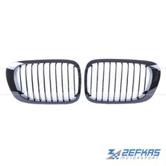 Μάσκες / Καρδιές Εμπρός BMW Σειρά 3 E46 Coupe/Cabrio (1999-2003) Μαύρο Γυαλιστερό-thumb-3