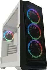 LC-Power 805BW Holo-1_X Gaming Midi Tower Κουτί Υπολογιστή με Πλαϊνό Παράθυρο Λευκό