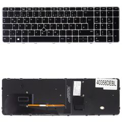 Deutsche Tastatur für Laptop - German Laptop Keyboard για HP EliteBook 755 G3 755 G4 850 G3 850 G4 ZBook 15U G3 15U G4 821194-071 821195-071 821156-071 821157-071 836621-071 836623-071 DE Backlight Po