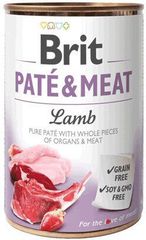 Brit Pate & Meat Υγρή Τροφή Σκύλων σε Κονσέρβα με Αρνί χωρίς Σιτηρά & Γλουτένη 400gr 308455 DLZRITKMP0044