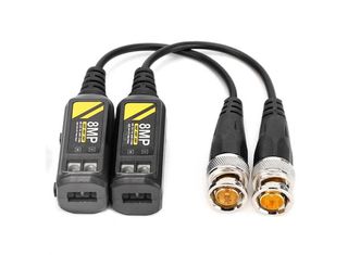 Passive Balun 4σε1 (AHD/CVI/TVI/CVBS) έως 8MP με βίδα, up to 400 m UTP cat5/5s/6, ML-HD-001C​ (ΖΕΥΓΟΣ)