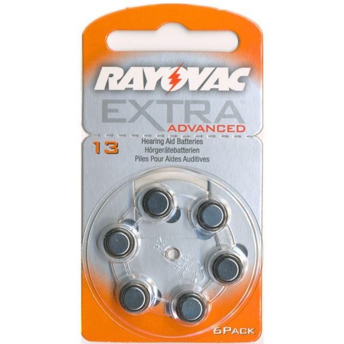 Rayovac Extra Advanced Βαρηκοΐας 13 (6τμχ)