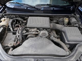 Jeep Grand Cherokee Μηχανη με ολα τα περιφερειακά 4700cc V8 150.000χλμ (κωδικός μηχανής EVA)