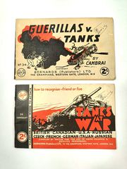 WWII Σπάνια συλλεκτικά βρετανικά στρατιωτικά βιβλιαράκια - εγχειρίδια.
