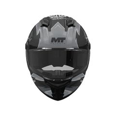 Κράνος MT Stinger 2 Tagger C1 μαύρο/γκρι ματ-thumb-3