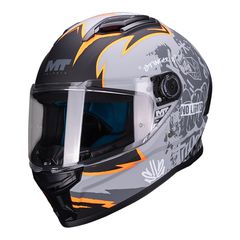 Κράνος MT Stinger 2 Tagger C1 μαύρο/γκρι ματ-thumb-7