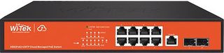 Wireless-Tek WI-PCMS310GF Managed L2 PoE+ Switch με 8 Θύρες Gigabit (1Gbps) Ethernet και 2 SFP Θύρες