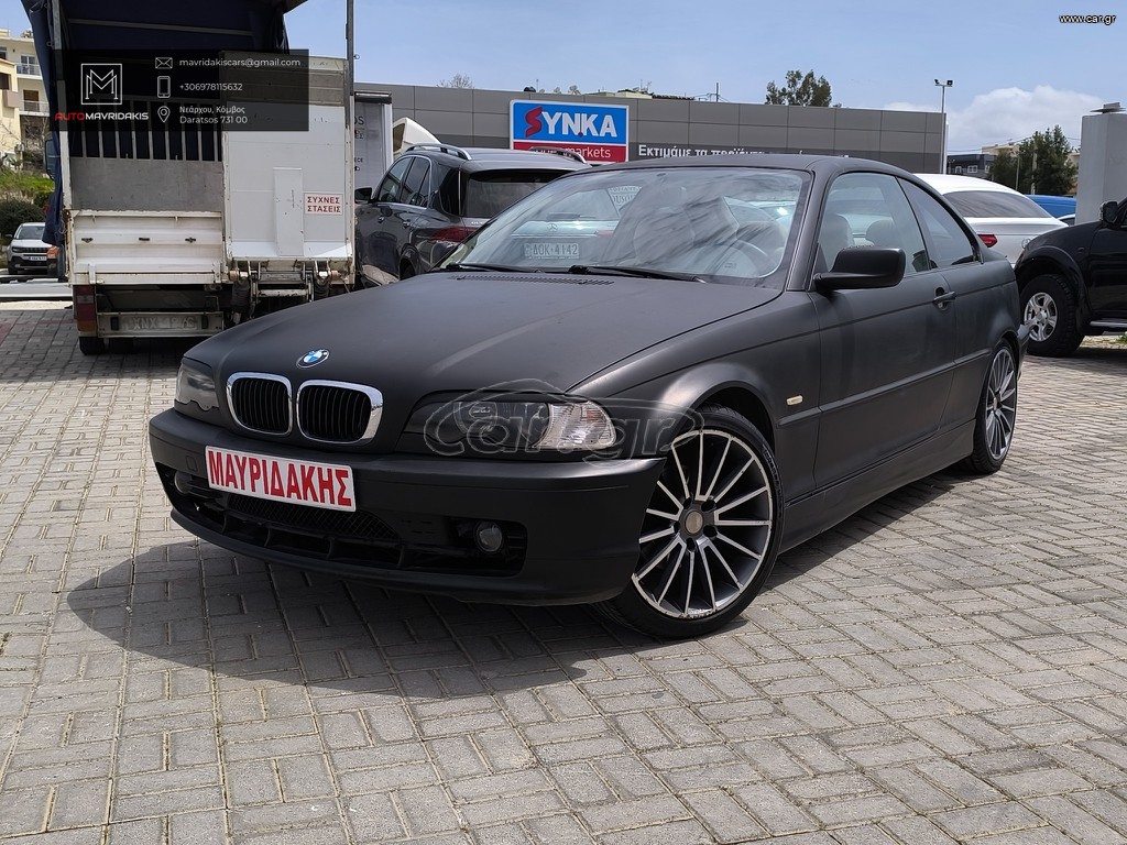 Bmw 316 2003 COUPE 2003 – ΕΛΛΗΝΙΚΟ – ΜΑΥΡΟ ΜΑΤ