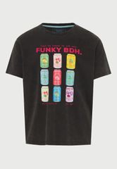 Funky Buddha Ανδρικό Βαμβακερό T-Shirt με Τύπωμα FBM013-040-04