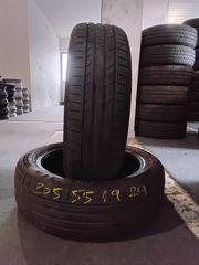 2 μεταχειρισμενα ελαστικα 205/55-19 ROTALLA S RACE. DOT 24'