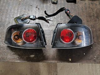 SEAT IBIZA 02' - 08' ΣΕΤ ΦΑΝΑΡΙΑ ΠΙΣΩ ΕΞΩΤΕΡΙΚΑ SONAR BLACK SK3711,SK3710