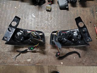 SEAT IBIZA 02' - 08' ΣΕΤ ΦΑΝΑΡΙΑ ΠΙΣΩ ΕΞΩΤΕΡΙΚΑ SONAR BLACK SK3711,SK3710-thumb-1