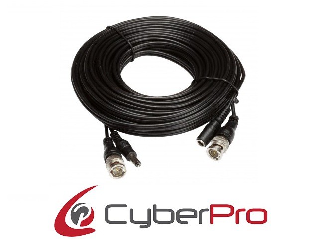 CYBERPRO CP-B100 CCTV CABLE, BNC+DC 10M
