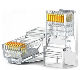 CYBERPRO CP-RJ45PACK, Βύσμα RJ45 UTP, Male, Cat 6, 50τμχ
