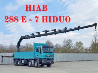 Γερανοί - Φορτηγά Με Γερανό MAN 2007 TGA 41.440 * HIAB 288 E - 7 HIDUO + ΤΗΛΕΧΕΙΡΙΣΤΗΡΙΟ * 8x4