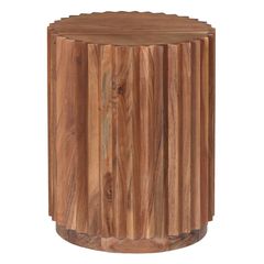 ΒΟΗΘΗΤΙΚΟ ΤΡΑΠΕΖΙ ΣΤΡΟΓΓΥΛΟ SEDGE HM9696 ΜΑΣΙΦ ΑΚΑΚΙΑ-ΦΥΣΙΚΟ ΧΡΩΜΑ Φ40x50Υεκ.